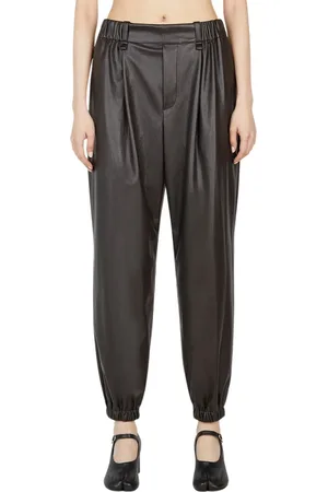 Issey Miyake Femme, Pantalons, Brun, Taille: 40 FR Pantalon Silhouette