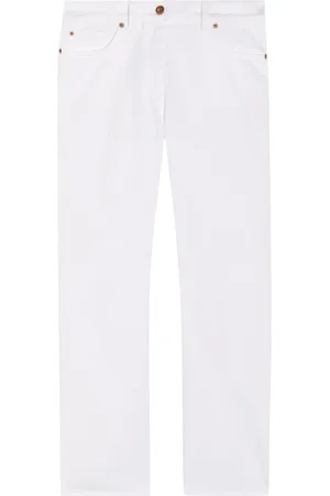 Aspesi Femme, Jeans, Blanc, Taille: W29 Jean en coton blanc à cinq poches