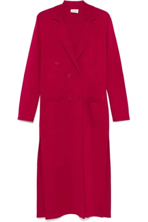 P.A.R.O.S.H. Femme, Manteaux, Rouge, Taille: 40 FR Veste Rouge pour un Look Élégant