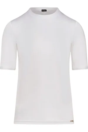 Kiton Femme, Tops, Blanc, Taille: 40 FR T-shirt à poche Col Rond