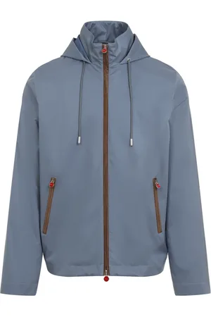 Kiton Homme, Vestes, Bleu, Taille: M Veste Bomber Avio