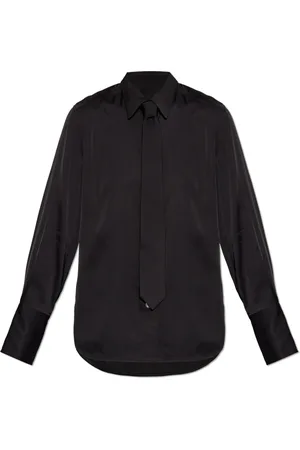 Paul Smith Femme, Blouses et Chemises, Noir, Taille: 36 FR Chemise avec cravate intégrée