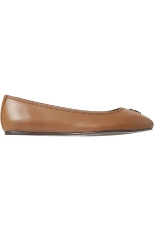 Tommy Hilfiger Femme, Chaussures, Brun, Taille: 38 EU Ballerines Fermées