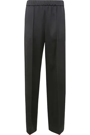 Jil Sander Femme, Pantalons, Noir, Taille: 40 FR Pantalon Relax Coupe Décontractée