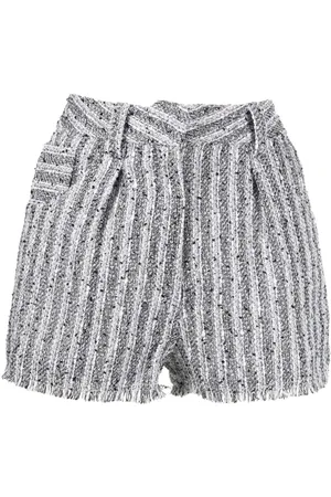 IRO Femme, Shorts, Gris, Taille: 40 FR Short Casual Multicolore en Mélange de Coton