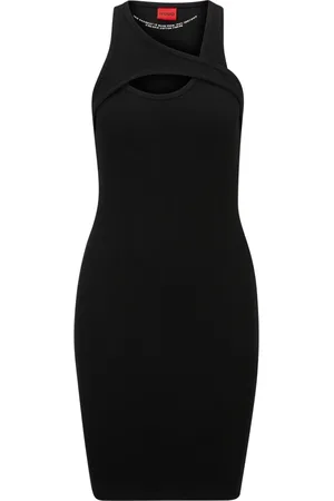 HUGO BOSS Femme, Robes, Noir, Taille: 42 FR Élégante Robe Nelindi