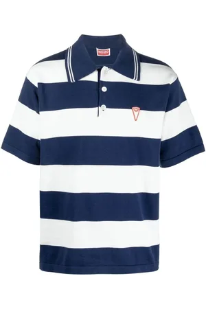 Kenzo Homme, Tops, Multicolore, Taille: S Polo Rayé