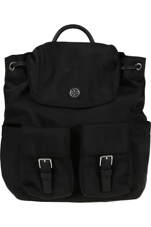 Tory Burch Femme, Sacs, Noir, Taille: ONE Size Sac à dos à rabat Virginia
