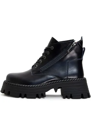 CESARE GASPARI Femme, Chaussures, Bleu, Taille: 38 EU Bottines à lacets élégantes - Bleu