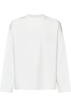 Jil Sander Homme, Tops, Blanc, Taille: XS T-shirt à Manches Longues