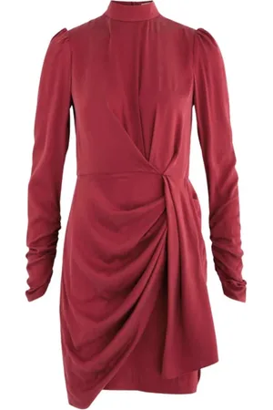 ZIMMERMANN Femme, Robes, Rouge, Taille: 36 FR Mini-robe drapée Grenat