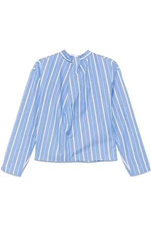 Msgm Femme, Blouses et Chemises, Bleu, Taille: 38 FR Collection Chemises Élégantes