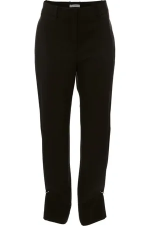 J.W.Anderson Femme, Pantalons, Noir, Taille: 38 FR Pantalon Droit Élégant
