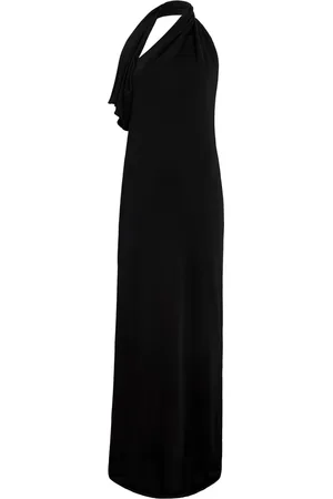 Khaite Femme, Robes, Noir, Taille: 38 FR Robe à Col Halter et Dos Nu