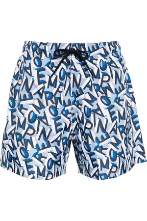 Emporio Armani Homme, Maillots de bain, Bleu, Taille: M Maillot de bain graphique bleu océan