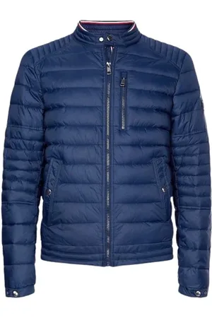 Tommy Hilfiger Homme, Vestes, Bleu, Taille: M Veste de motard matelassée - Bleu nuit
