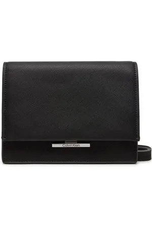 Calvin Klein Femme, Sacs, Noir, Taille: ONE Size Sac bandoulière Saffiano