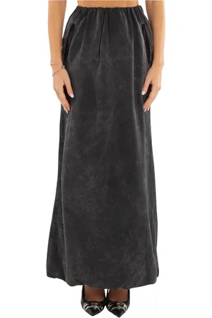 Diesel Femme, Jupes, Gris, Taille: 38 FR Jupe Lavée dans le Style O-Reira