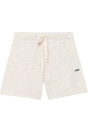 Autry Homme, Shorts, Gris, Taille: L Shorts en molleton avec logo brodé