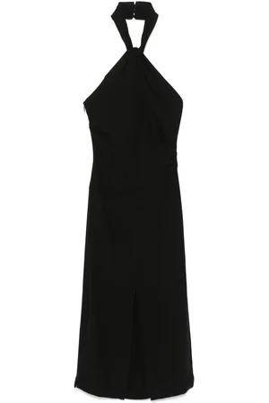 IRO Femme, Robes, Noir, Taille: 38 FR Robe dos nu avec fentes latérales