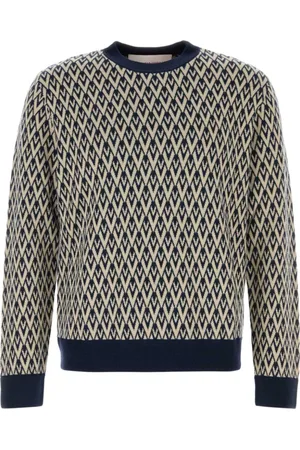 VALENTINO GARAVANI Homme, Pulls, Bleu, Taille: M Pull ras du cou bleu marine