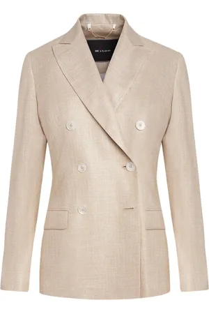 Kiton Femme, Vestes, , Taille: 36 FR Veste croisée en bambou