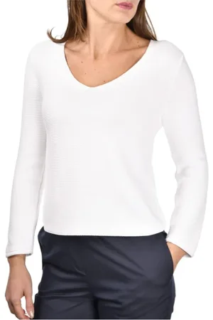 Gran Sasso Femme, Pulls, Blanc, Taille: 38 FR Pull Élégant Pullover