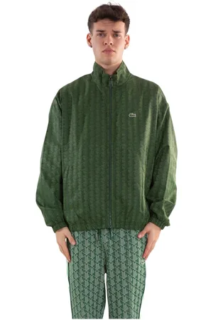 Lacoste Homme, Vestes, Vert, Taille: XL Monogram Wind Jacket in 132