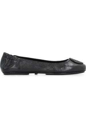 Tory Burch Femme, Chaussures, Noir, Taille: 37 1/2 EU Ballerines en cuir