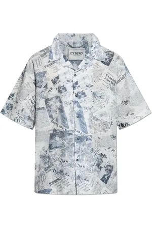 Iceberg Homme, Chemises, Blanc, Taille: 2XL Chemise à Poche