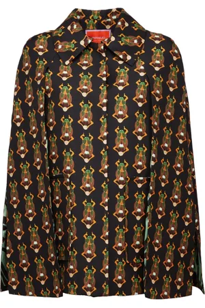 La DoubleJ Femme, Vestes, Multicolore, Taille: 40 FR Milano Mini Cape