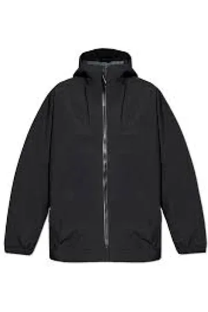 Y-3 Homme, Sport, Noir, Taille: M Veste à capuche imperméable et respirante
