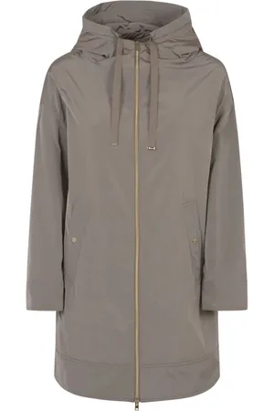HERNO Femme, Manteaux, Gris, Taille: 36 FR Vestes Gris Tourterelle Élégantes