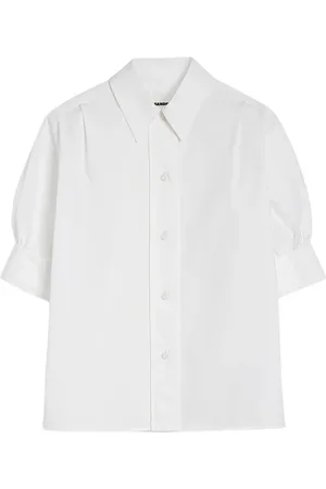Jil Sander Femme, Blouses et Chemises, Blanc, Taille: 40 FR Chemise Bianco pour Femme