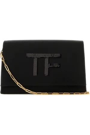 Tom Ford Femme, Sacs, Noir, Taille: ONE Size Sac bandoulière élégant