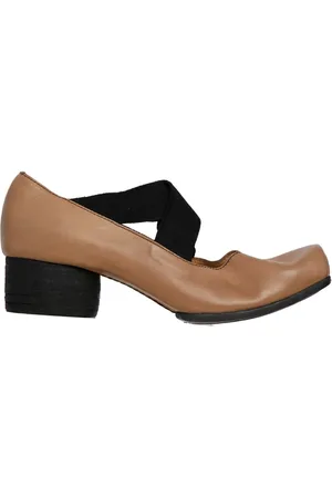 UMA WANG Femme, Chaussures, Brun, Taille: 38 EU Ballerines en Cuir à Talon Moyen
