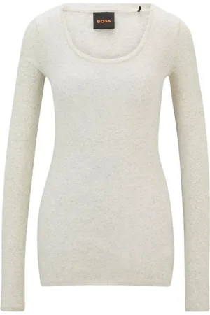 HUGO BOSS Femme, Tops, , Taille: 36 FR Haut à Manches Longues Élégant
