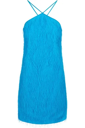 Iceberg Femme, Robes, Bleu, Taille: 40 FR Robe couleur cobalt coupe classique