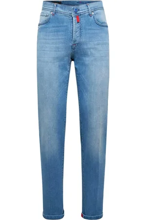 Kiton Homme, Jeans, Bleu, Taille: W32 Jean Slim Fit en Coton Indigo