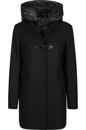 FAY Femme, Manteaux, Noir, Taille: 36 FR Manteau Toggle Noir