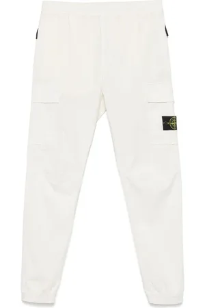 Stone Island Homme, Pantalons, Blanc, Taille: W31 Pantalon Cargo