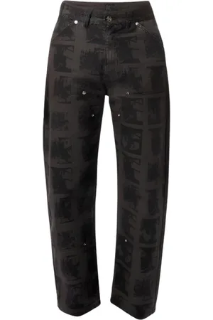 Rassvet Homme, Pantalons, Gris, Taille: M Pantalon Double Genou Gris Foncé