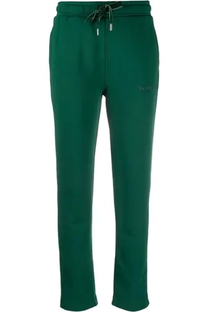 Tommy Hilfiger Femme, Pantalons, Vert, Taille: 42 FR Pantalon de survêtement vert coupe classique