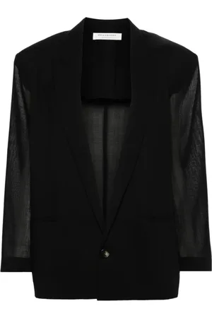 Serafini Femme, Vestes, Noir, Taille: 36 FR Blazer croisé
