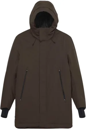 KRAKATAU Homme, Manteaux, Vert, Taille: L Parka
