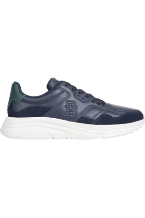 Tommy Hilfiger Homme, Chaussures, Bleu, Taille: 43 EU Modern Runner Best LTH Mix Baskets