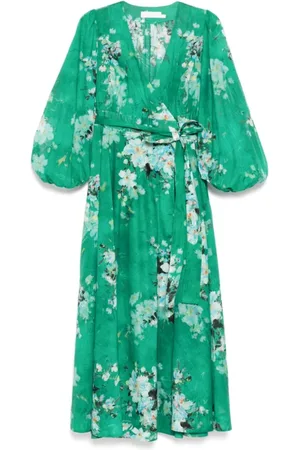 ZIMMERMANN Femme, Robes, Vert, Taille: 40 FR Robe Verde