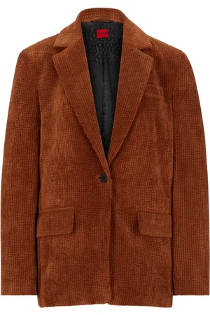 HUGO BOSS Femme, Vestes, Brun, Taille: 40 FR Élégant Blazer Amugatta-1