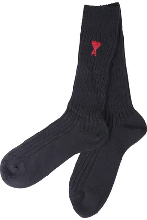 Ami Homme, Sous-vêtements, Noir, Taille: S Chaussettes Trois Paires Noires