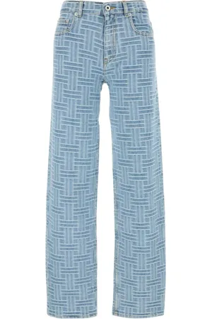 Kenzo Femme, Jeans, Bleu, Taille: W24 Jean en denim brodé élégant